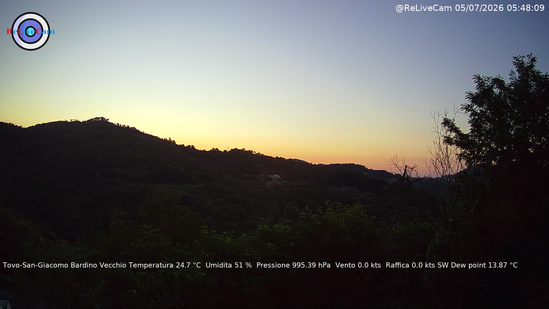 Timelapse del 05/07/2026