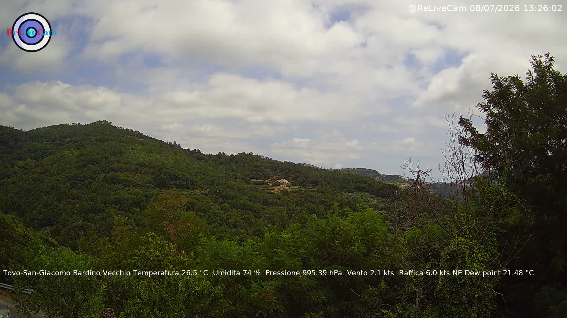 Timelapse del 08/07/2026