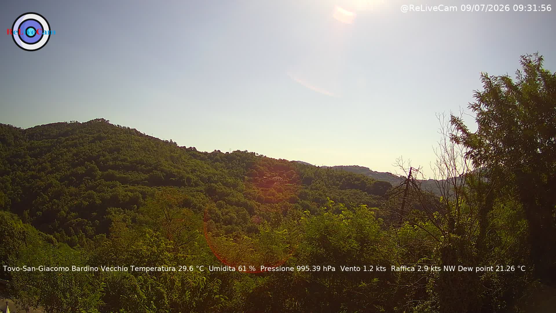 Timelapse del 09/07/2026